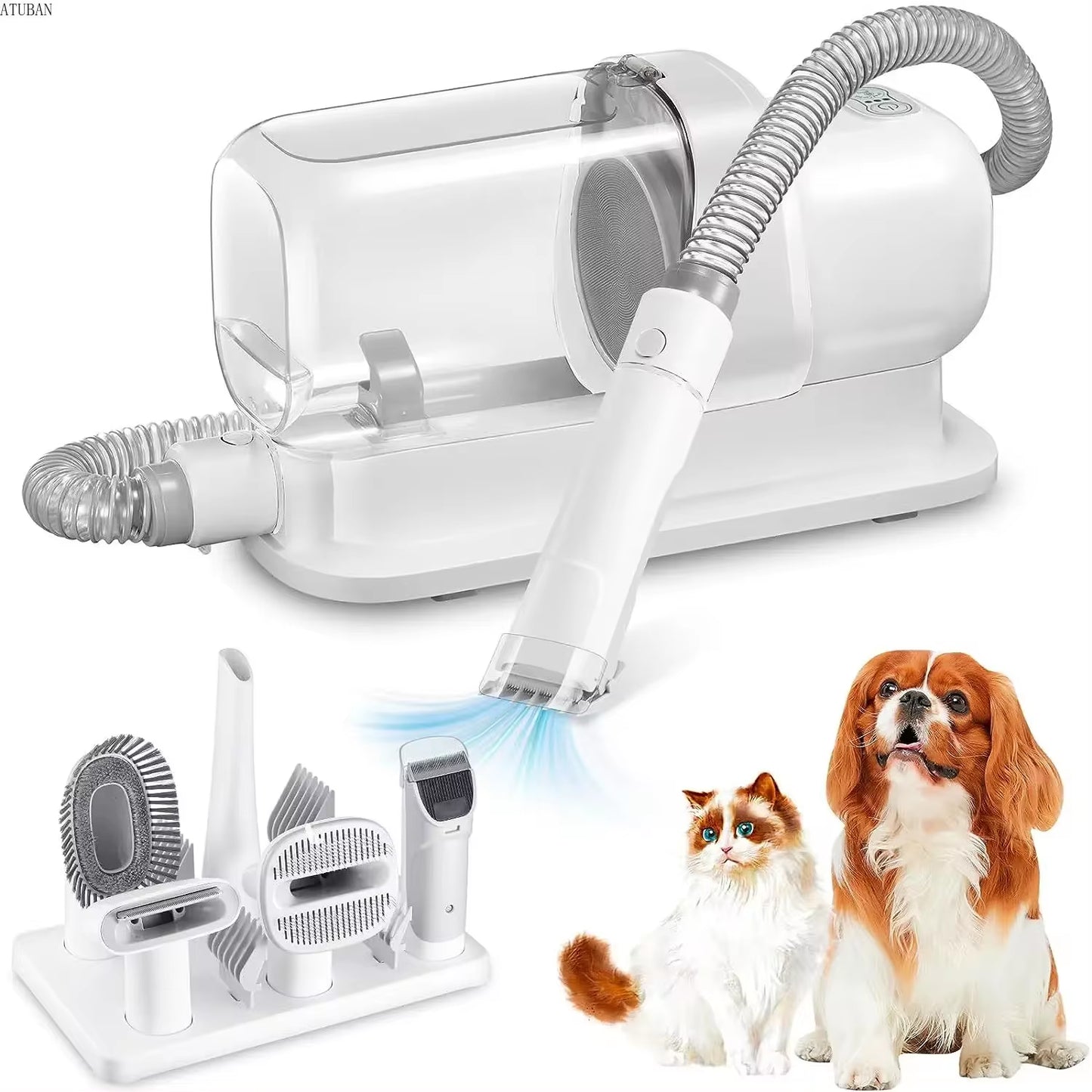 Dog Grooming Vacuum & Pet Grooming Kit with 2.3L 