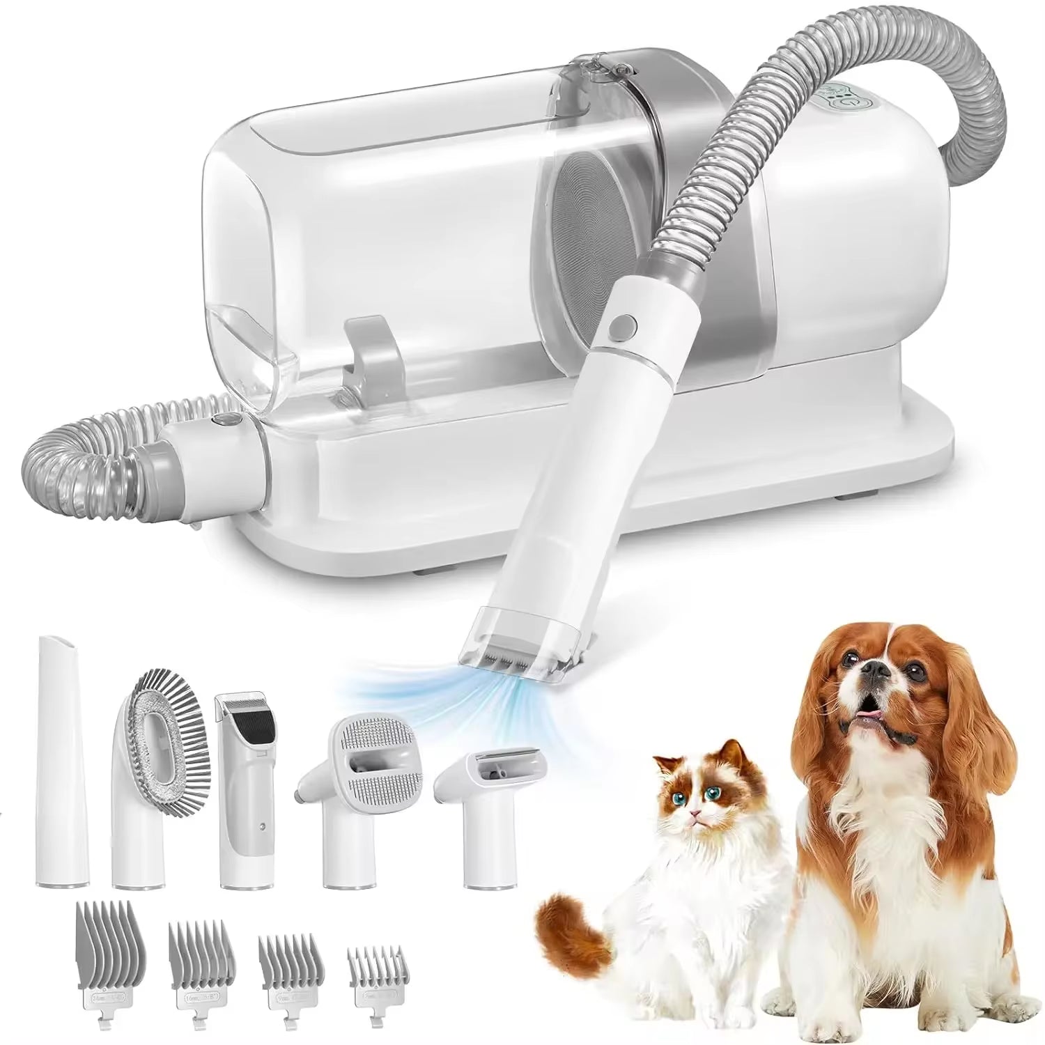 Dog Grooming Vacuum & Pet Grooming Kit with 2.3L 