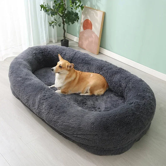 Human Dog Kennel Plush round 